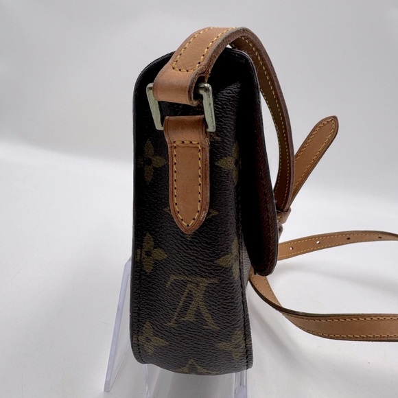 Auth Louis Vuitton Brown Monogram LV Saint Cloud Crossbody Bag PM Vintage - Picture 3 of 16